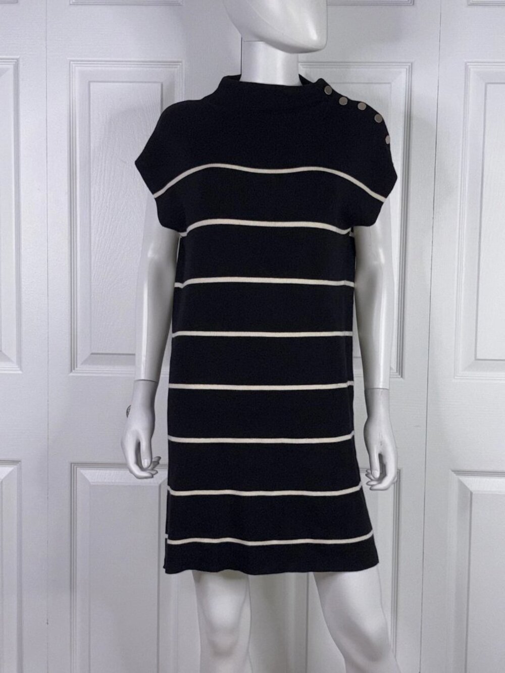 RW&CO women's striped knit dress size Small
